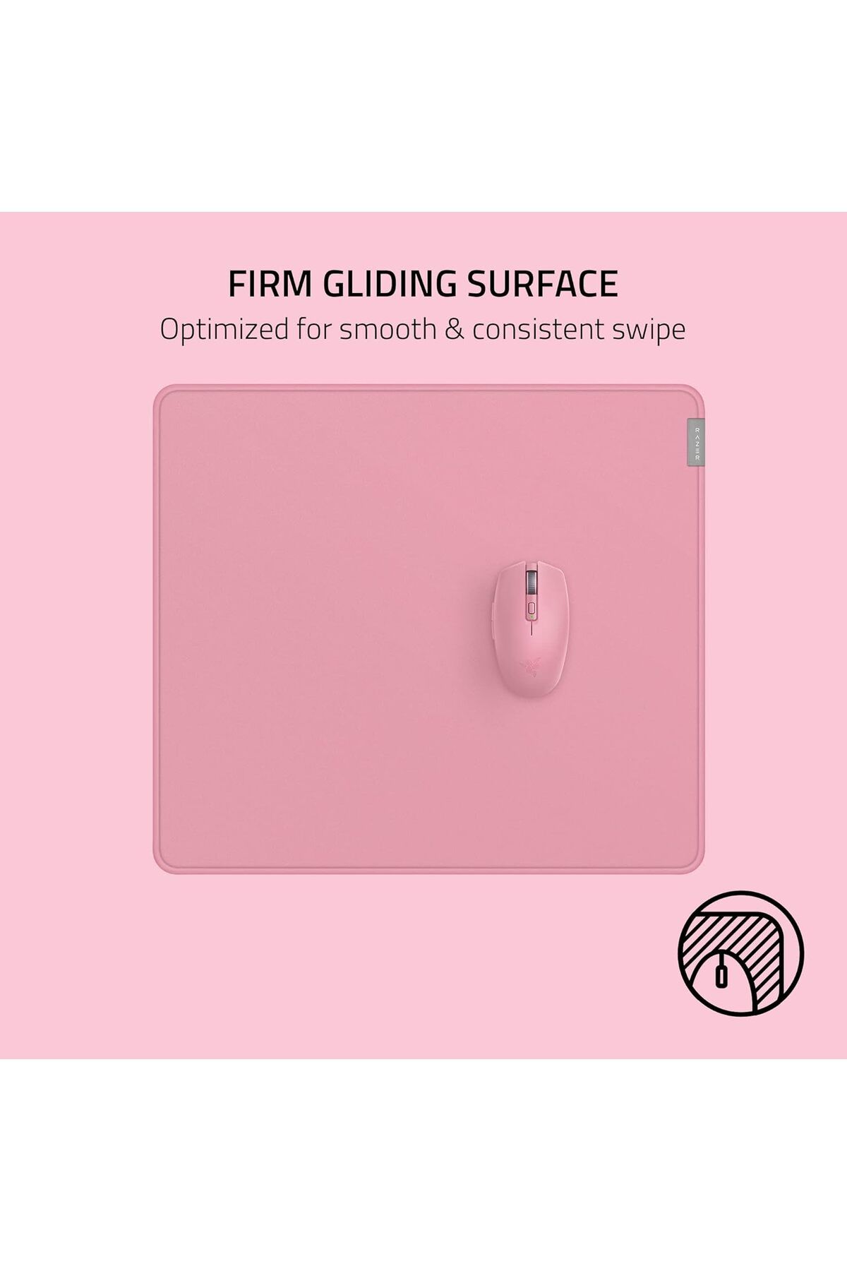 RAZER-Strider - Large Hybrid mouse mat with a soft base and smooth glide - Quartz 2