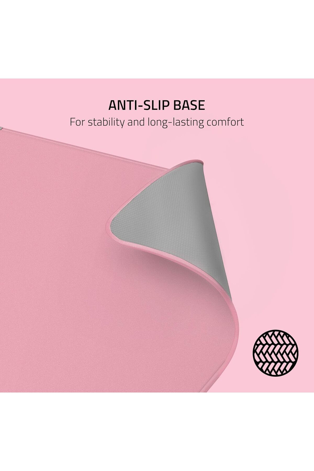 RAZER-Strider - Large Hybrid mouse mat with a soft base and smooth glide - Quartz 3