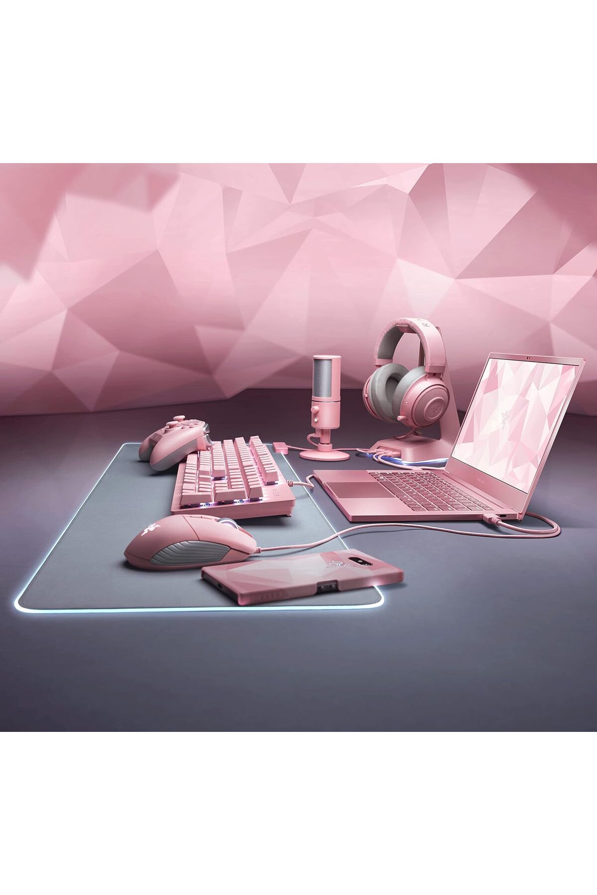 RAZER-Goliathus Extended Chroma Oversized Soft Gaming Mouse Mat Powered by Razer Chroma - Quartz 6
