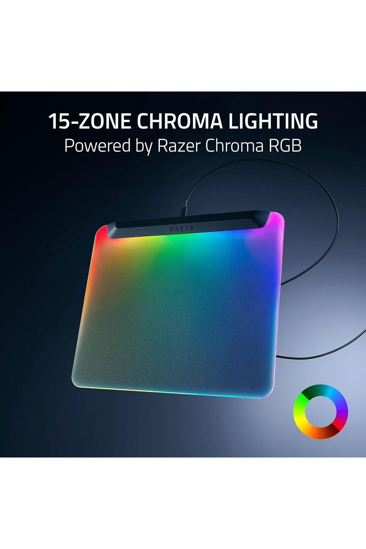 RAZER-Firefly V2 Pro Fully Illuminated RGB Gaming Mouse Mat - Black 3