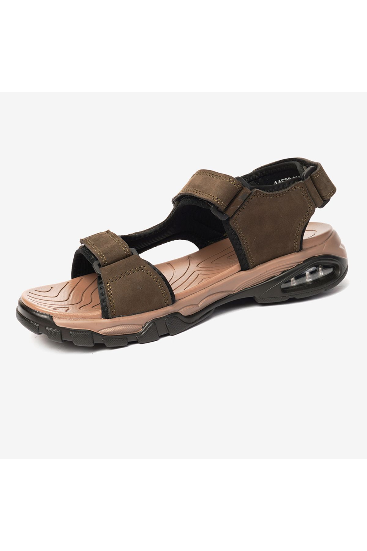 Greyder Khaki Men s Genuine Leather Sandals 4Y1Cs14522 Trendyol
