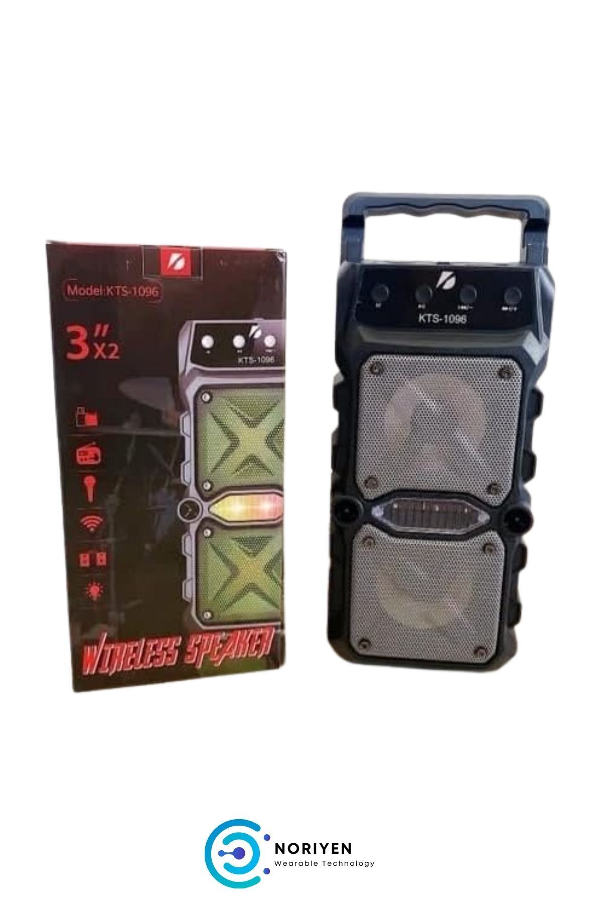 Premium Serisi HD Sound Parti Hoparlörü Bluetooth Ses Bombası Kablosuz Radyolu KTS 1096 Hoparlör