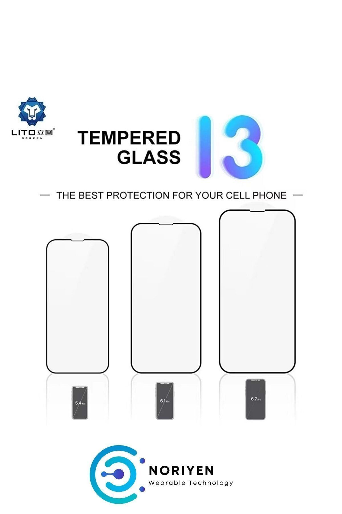 Iphone 13 Kırılmaz Cam 5d Tam Koruma Modeli Esnek Temperli Ekranı Kaplayan Ekran Koruyucu
