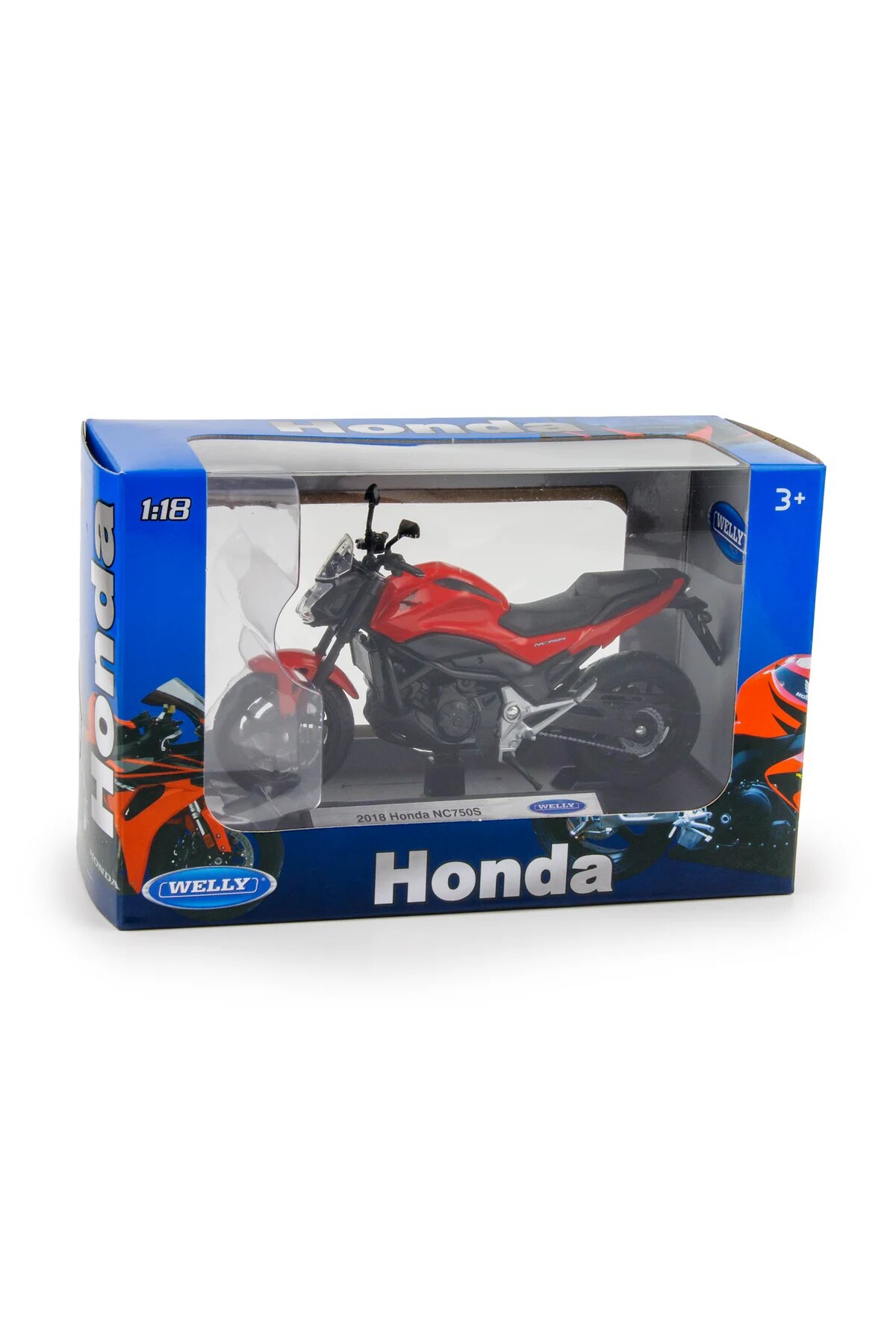 WELLY 2018 Honda NC750 S 1/18 Ölçek Welly motosiklet metal model