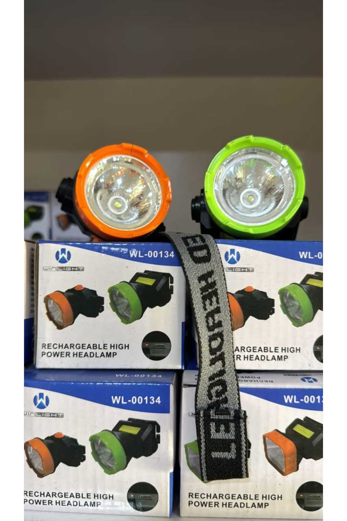shoptekno Wl-00134 400 Lümen Micro Usb Şarjlı Kafa Feneri Su