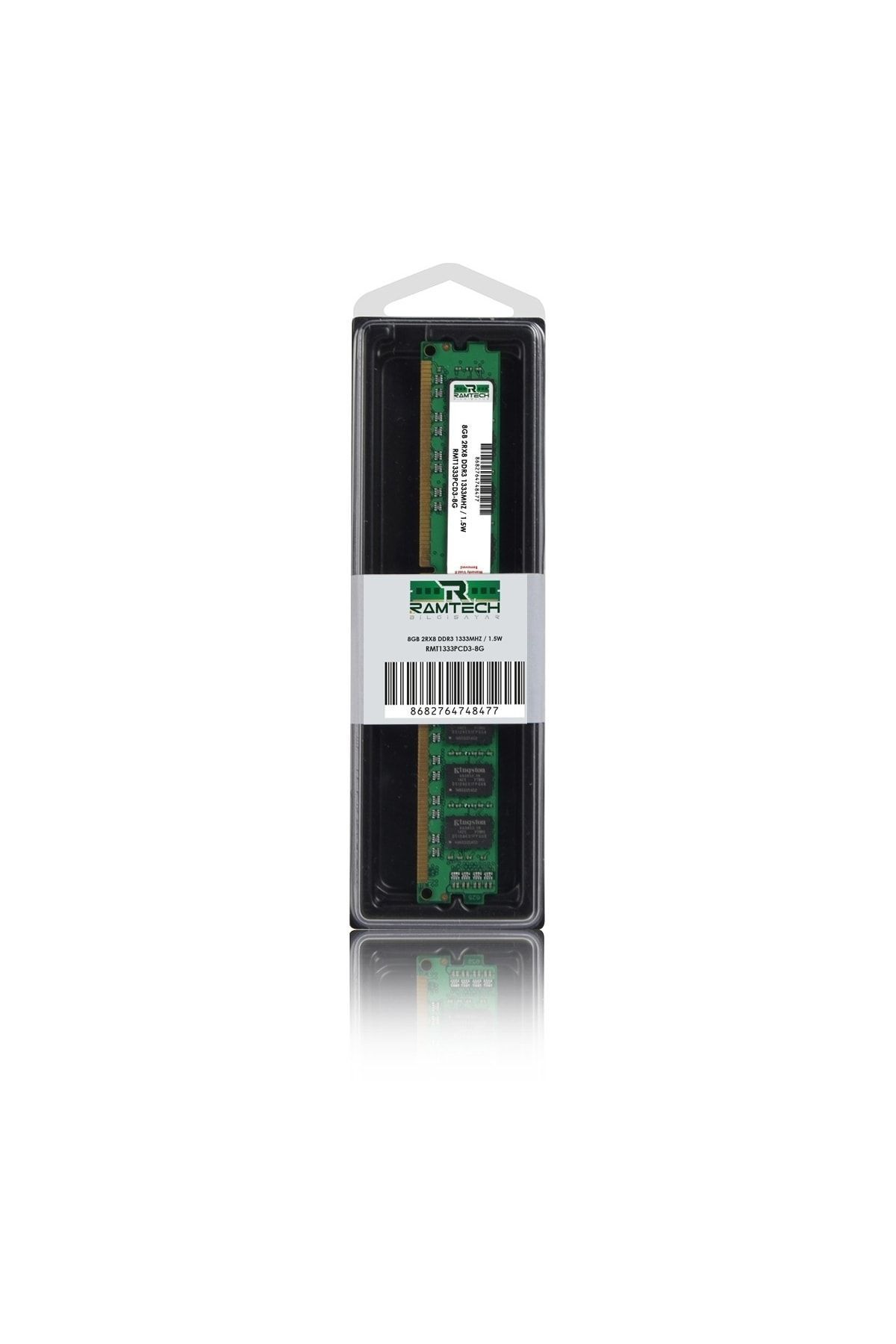 RAMTECH-8gb DDR3 1333Mhz Desktop Ram 1.5w Compatible with INTEL and AMD Processors 2