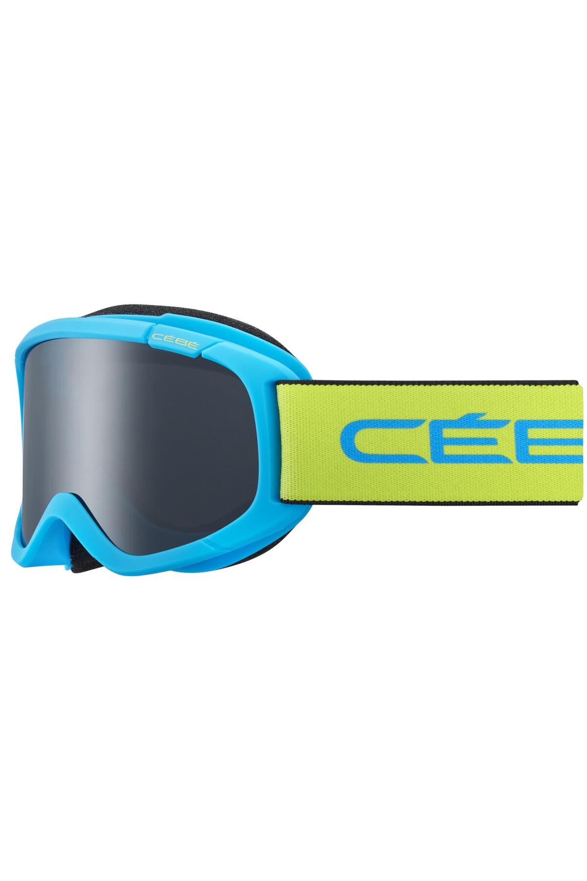Cebe JERRY 2 Bebek Mat Blue Lime Grey Ultra Black Cat.3 Kayak Gözlüğü CBG259 CB. Mavi-STD