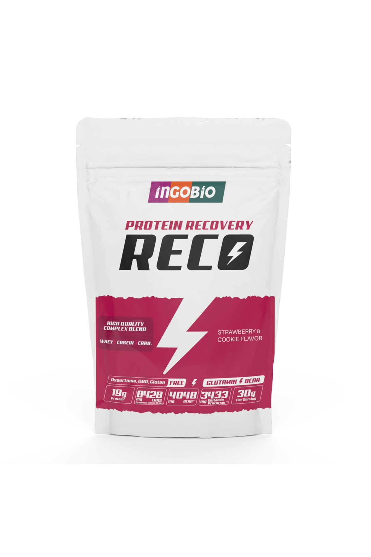 Reco Çilek Ve Kurabiye Aromalı Whey Protein - 510g | 17 Servis
