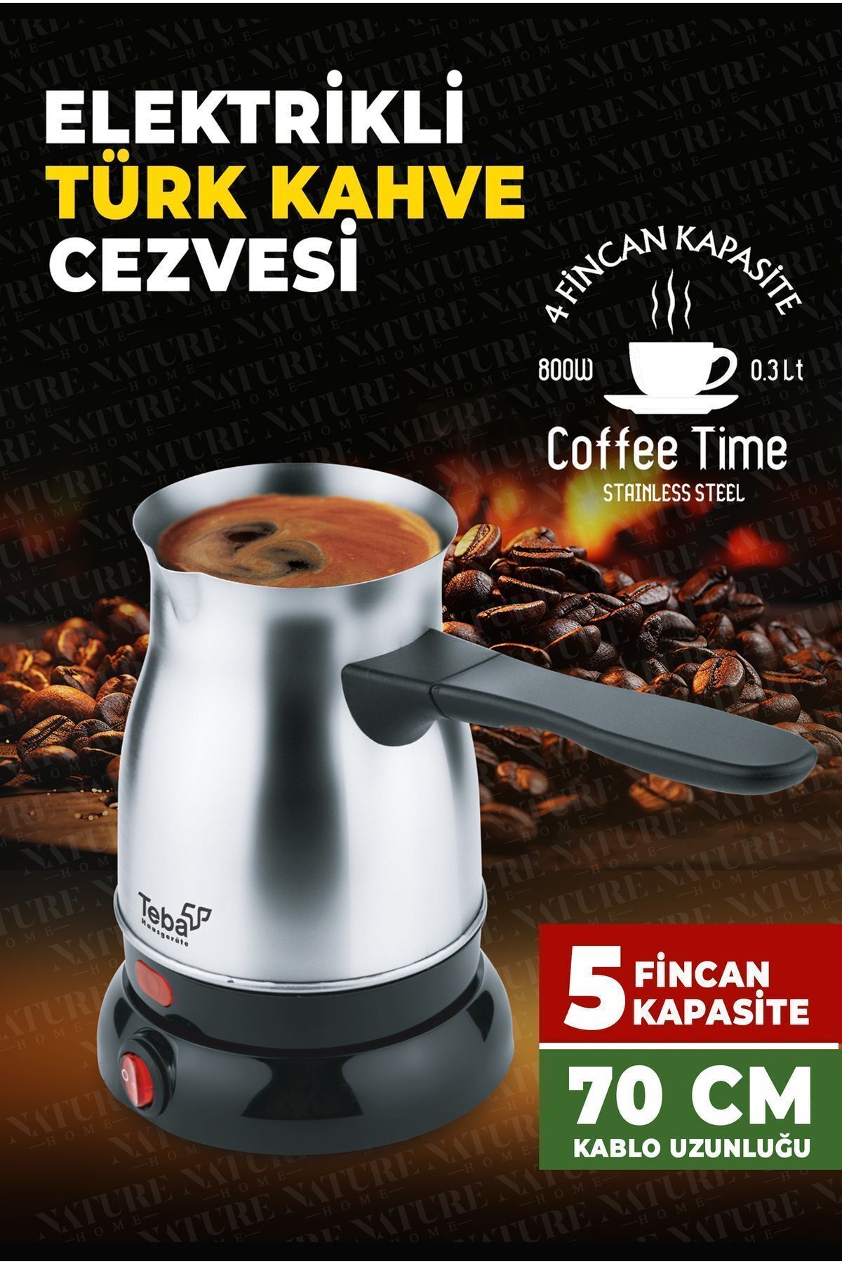 Teba-Electric Coffee Pot, Electric Turkish Coffee Machine 2