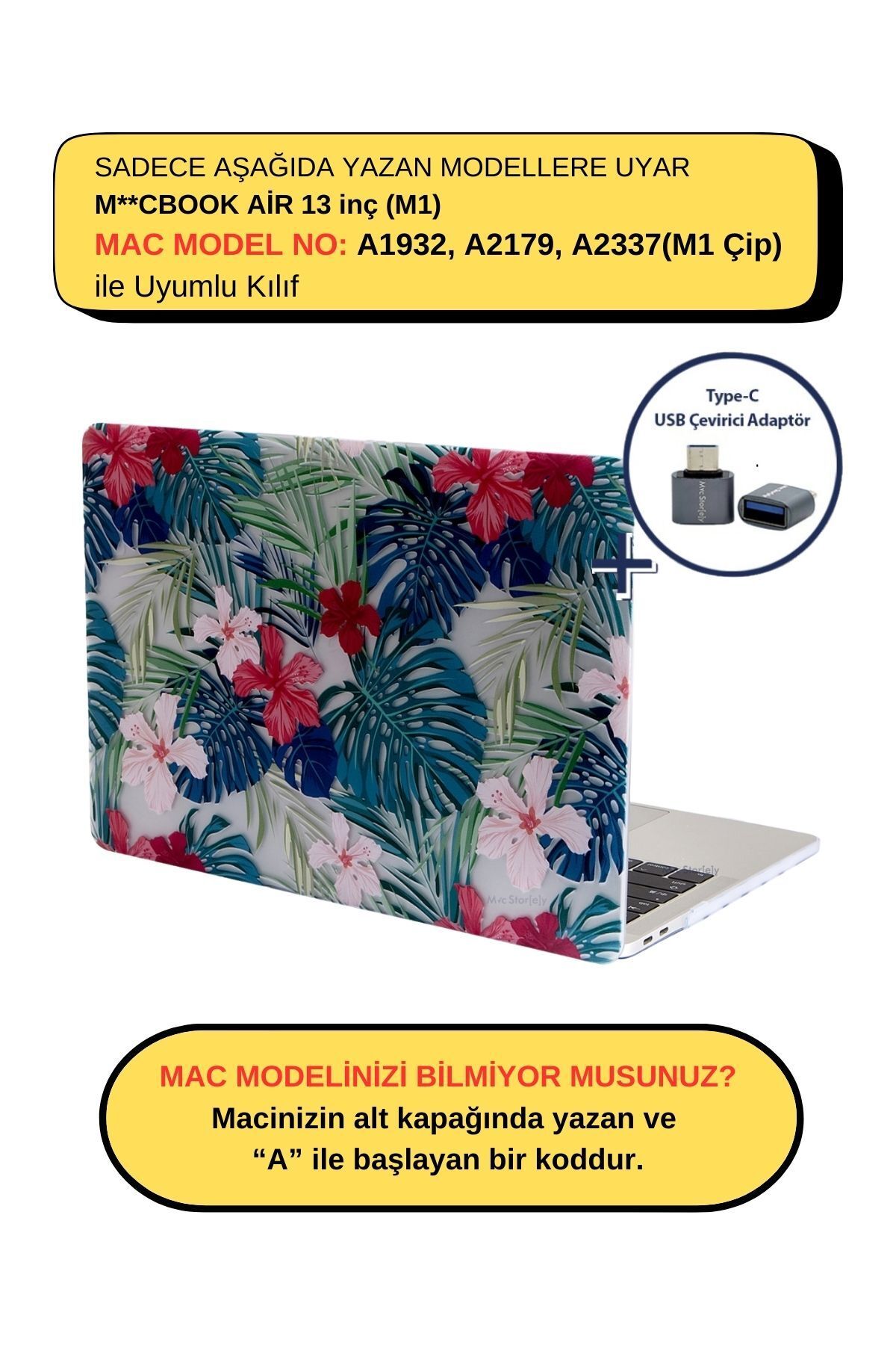 Mcstorey-Green Macbook Air M1 13 Inch Case - With Touch ID, A2337 A2179 A1932 Model Compatible 2