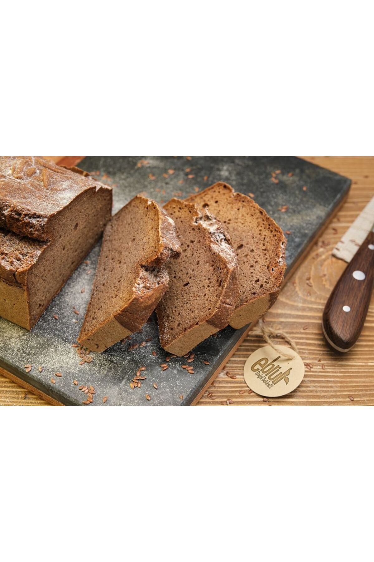 EBRULİ DOĞAL BAKKAL by beys Vegan Glutensiz Mayasız Karabuğday (GREÇKA) Ekmeği 680 gr
