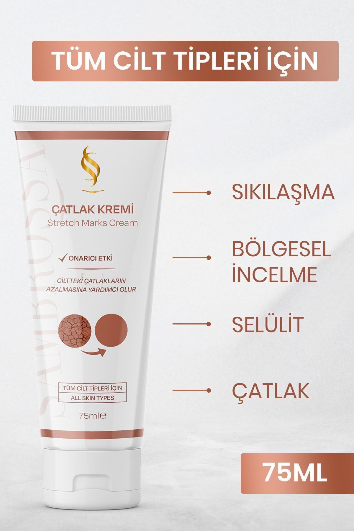 Çatlak Onarıcı & Çatlak Oluşumu Önleyici Krem 75ml Hamilelik & Doğum Sonrası — S.K.006 — تصویر 6 از 7