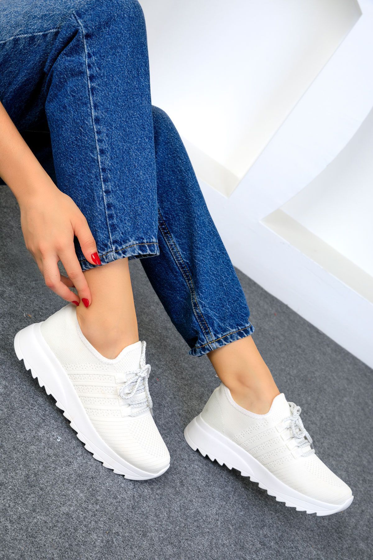 SOHO Women s White Sneakers 19118 Trendyol
