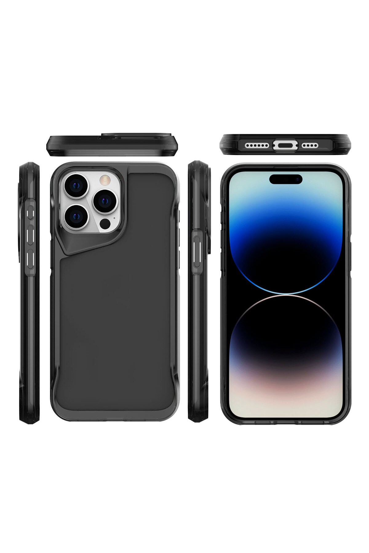 iPhone 15 Pro Max Uyumlu Zore T-Max Kılıf-Renksiz
