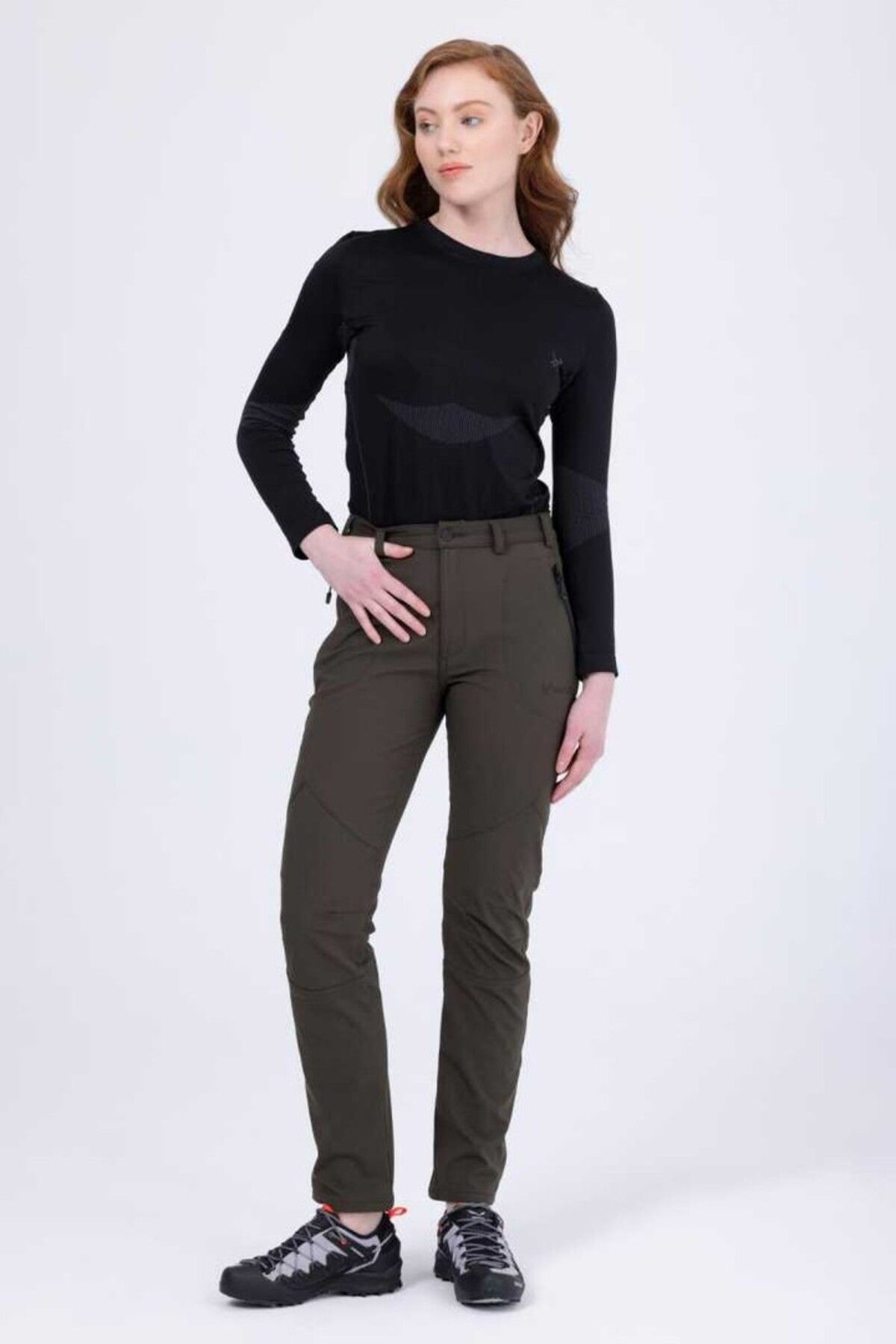 2AS Pantaloni Bosıe Thin Softshell Pentru Damă Femeie - M