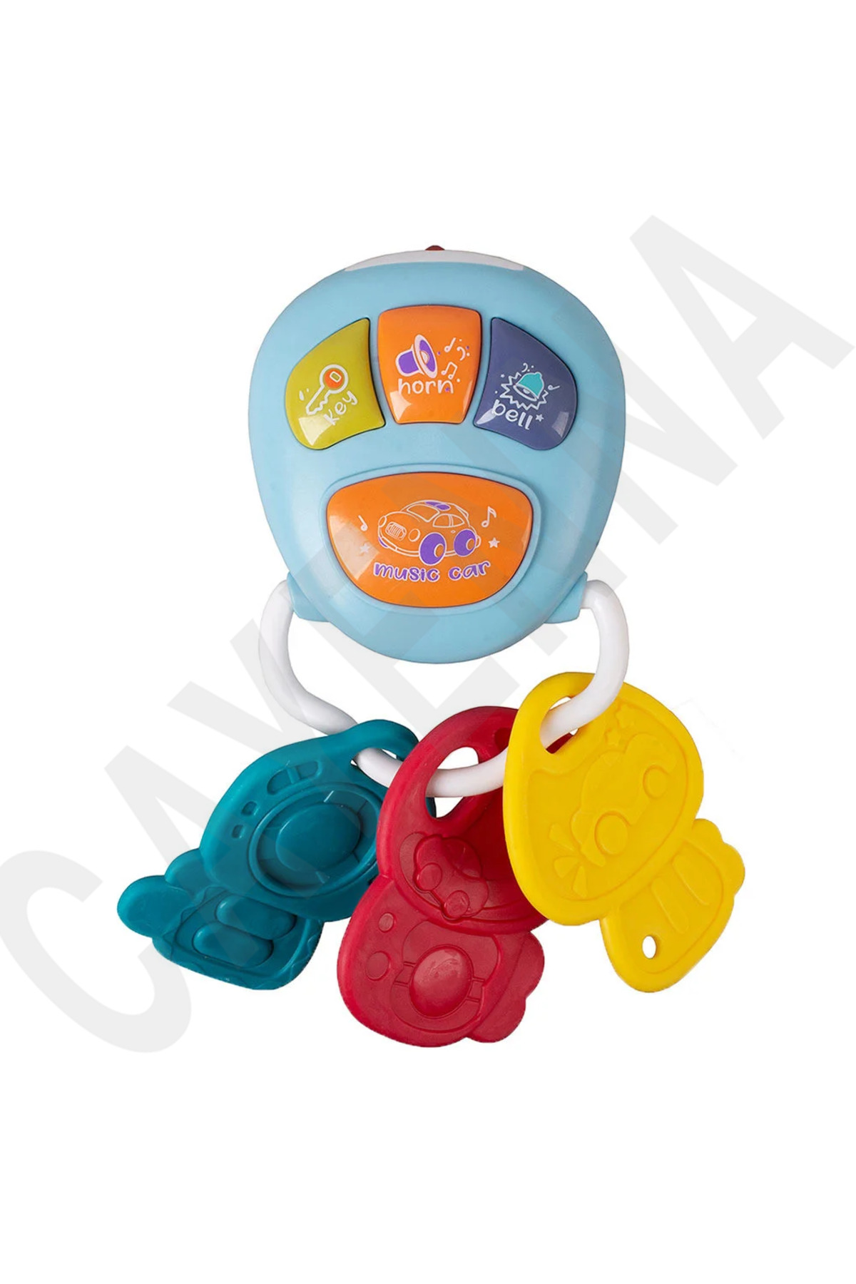 cayenna Bebekler için Oyuncak Işıklı ve Müzikli Yumuşak Silikonlu Diş Kaşıyıcısı Bebek Piyanosu fotoğrafı 3 (önizleme)