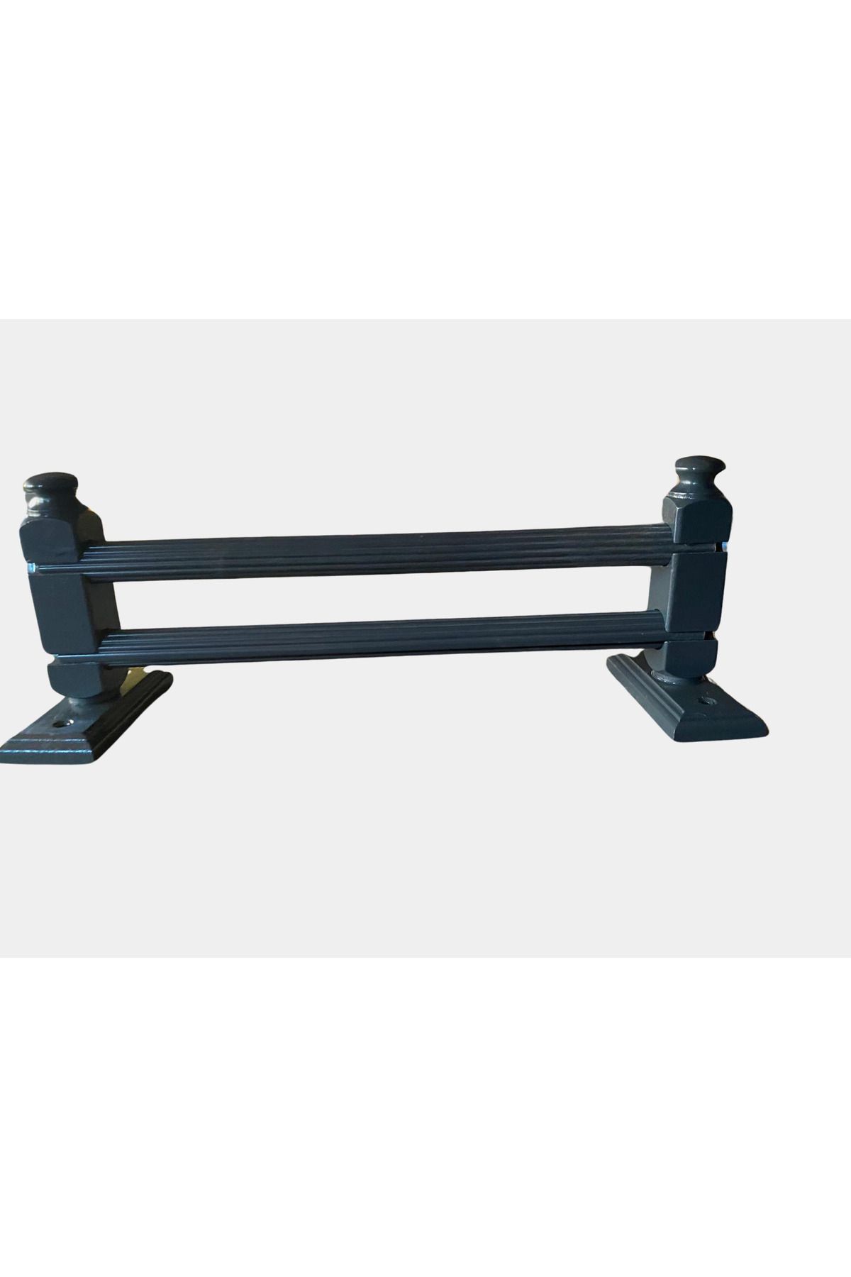 Rustik-Anthracite Rustic Curtain Strap - Double Cetray 3