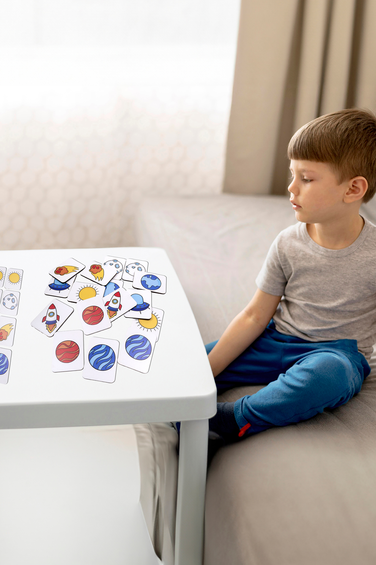 کاوش در دنیای اسرارآمیز فضا – کارت‌های جورکردنی چوبی برای کودکان مهدکودک و پیش‌دبستانی