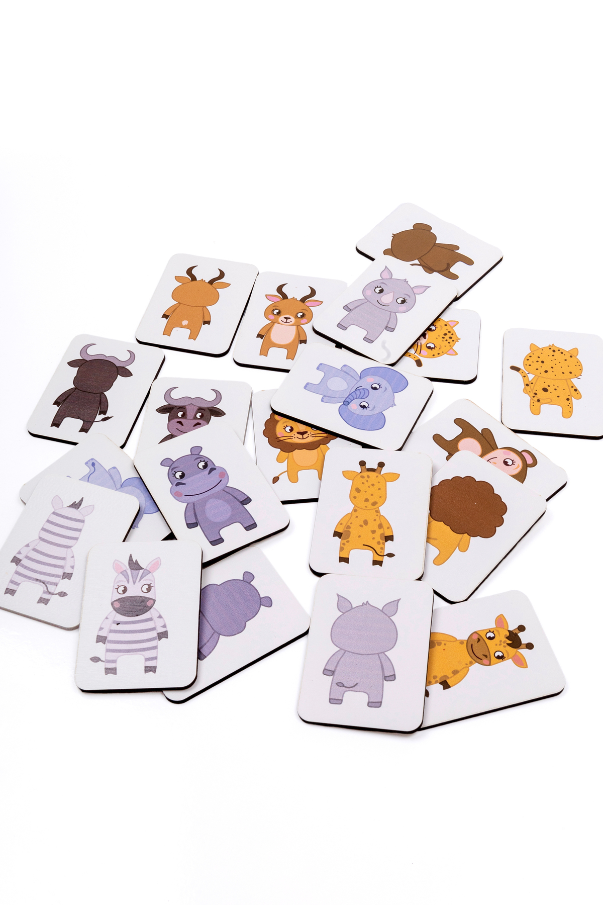 بازی هوشی ساختن رابطه چوبی، بازی جورکردن حیوانات جنگل