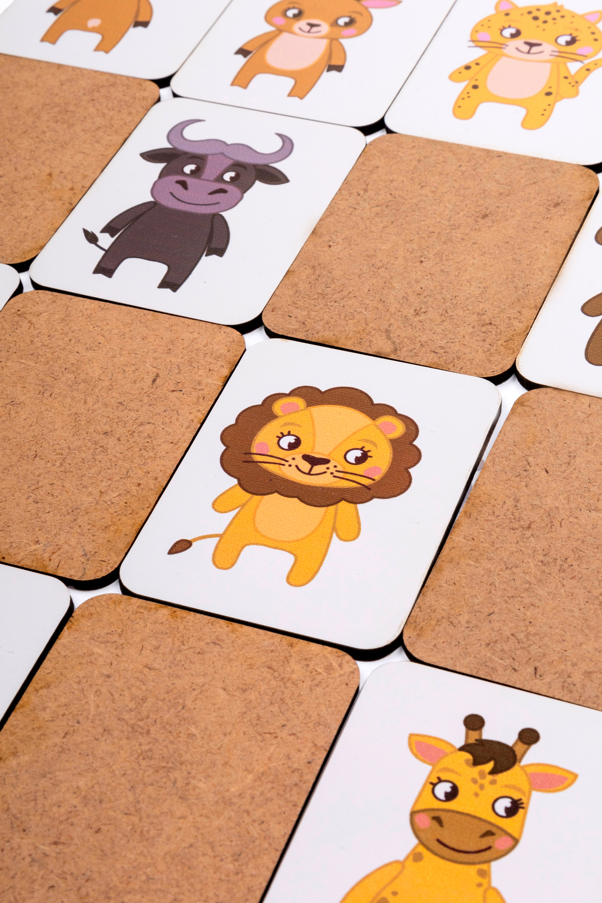 بازی هوشی ساختن رابطه چوبی، بازی جورکردن حیوانات جنگل