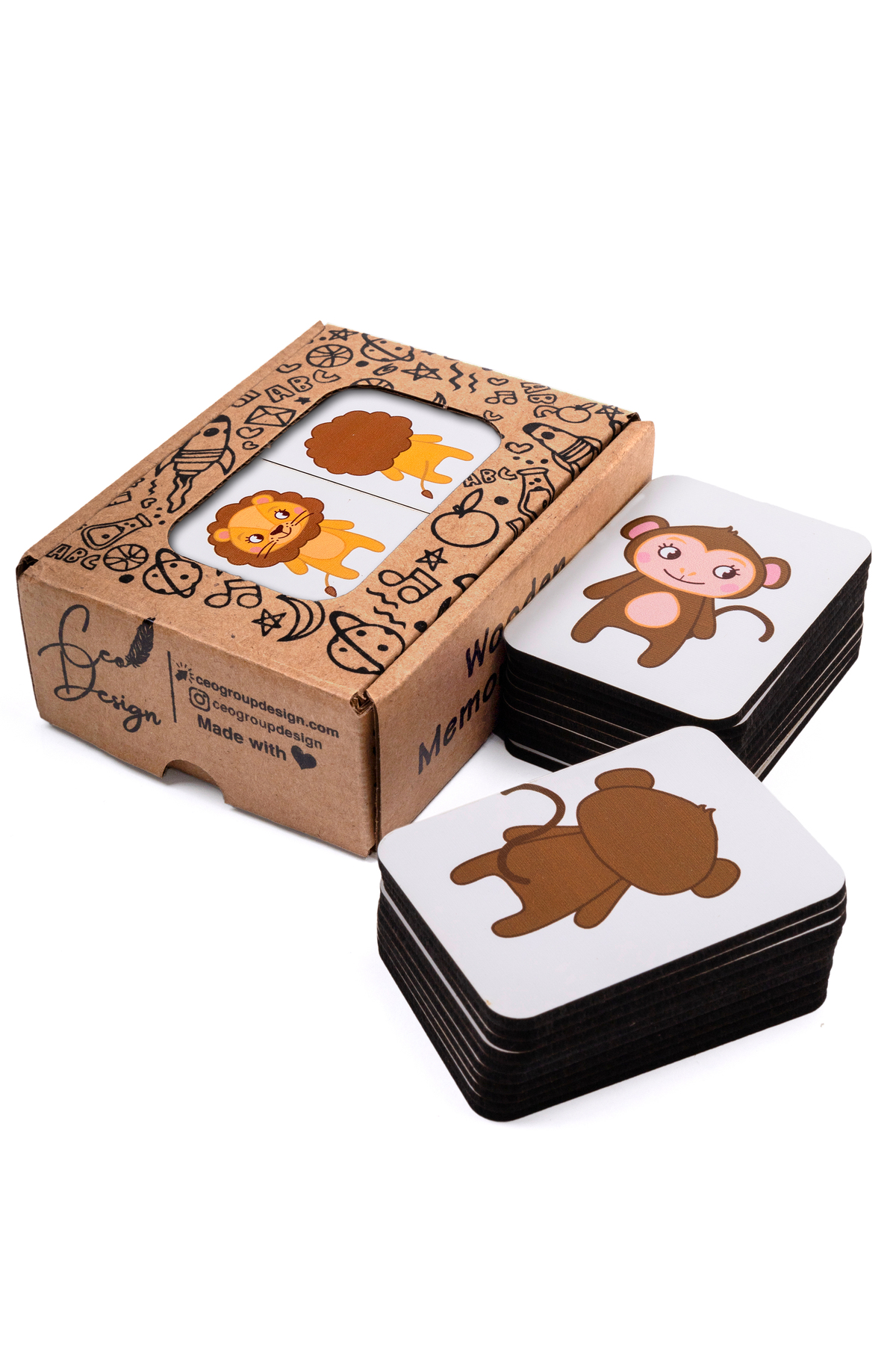 بازی هوشی ساختن رابطه چوبی، بازی جورکردن حیوانات جنگل