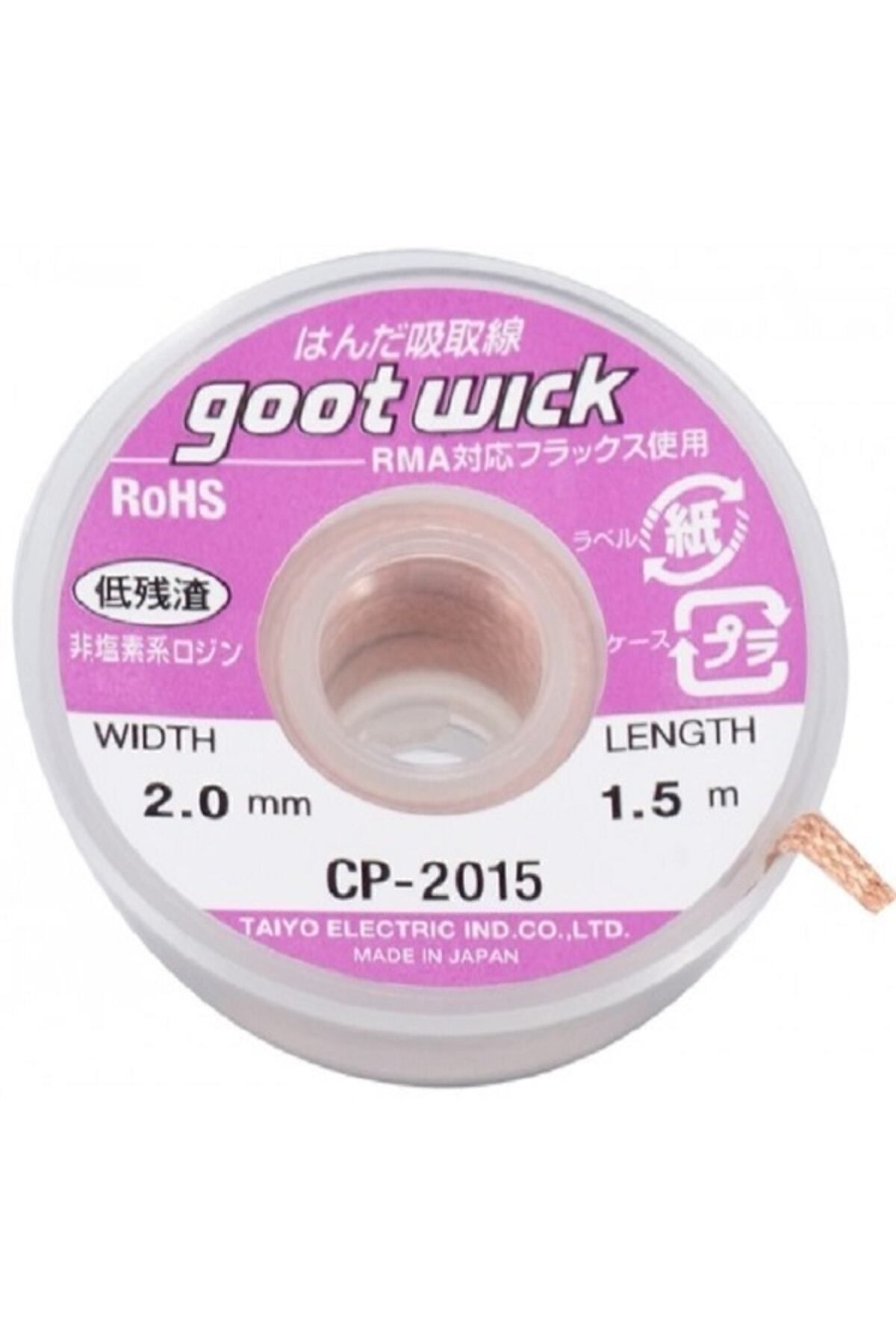 Goot Wick CP-2015 2.0mm x 1.5m Lehim Sökme Teli