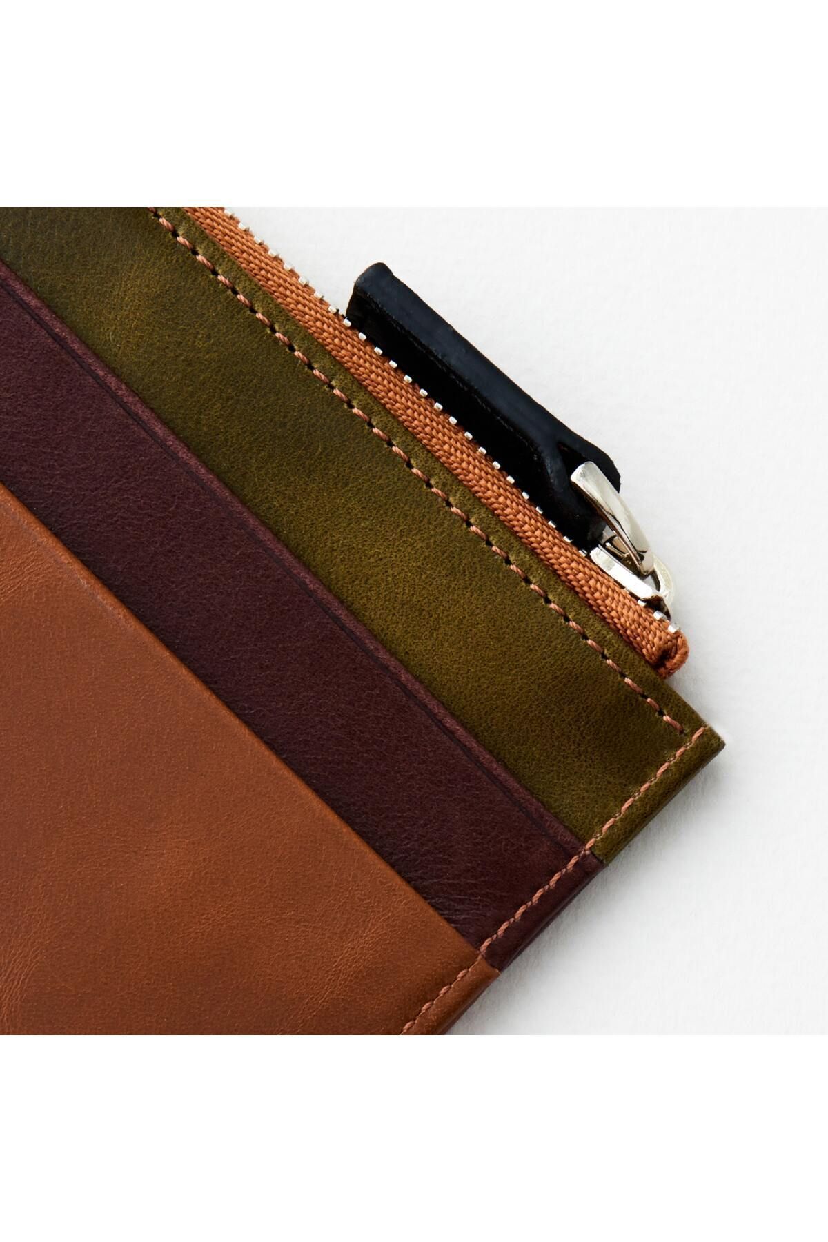 کیف پول مردانه قهوه ای HELMBROOK | SEWARD اورجینال - تصویر 5