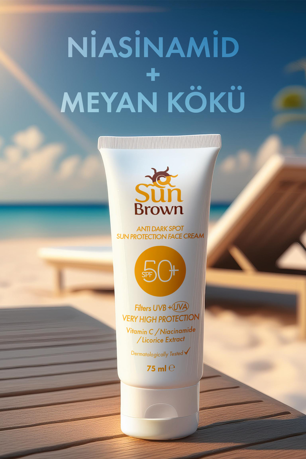 ضد آفتاب صورت   Sun Brown | 8.69787E+12 اورجینال - تصویر 2
