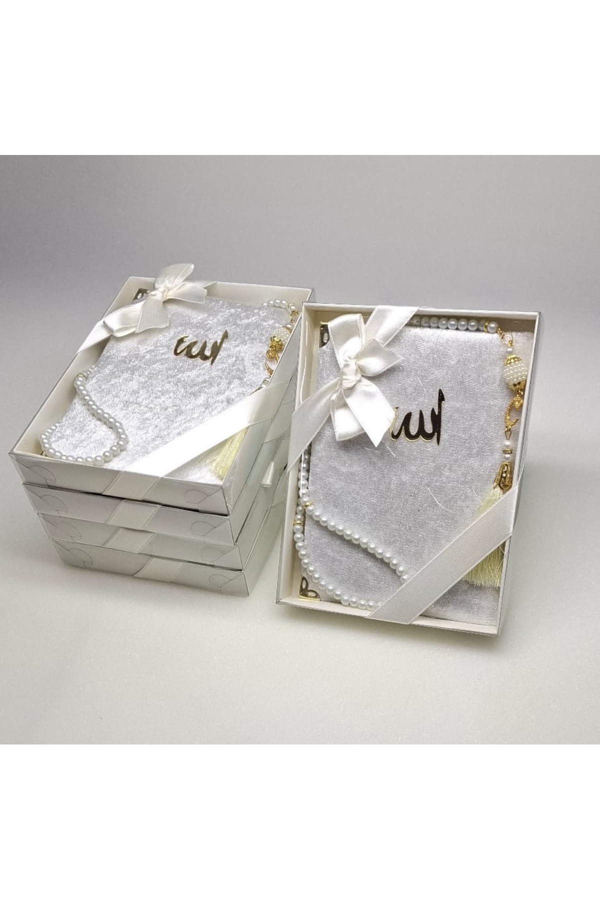 Gift 5 Pieces of Mevlid Gift Circumcision Gift in the Form of Yasin-i Şerif and Rosary Set