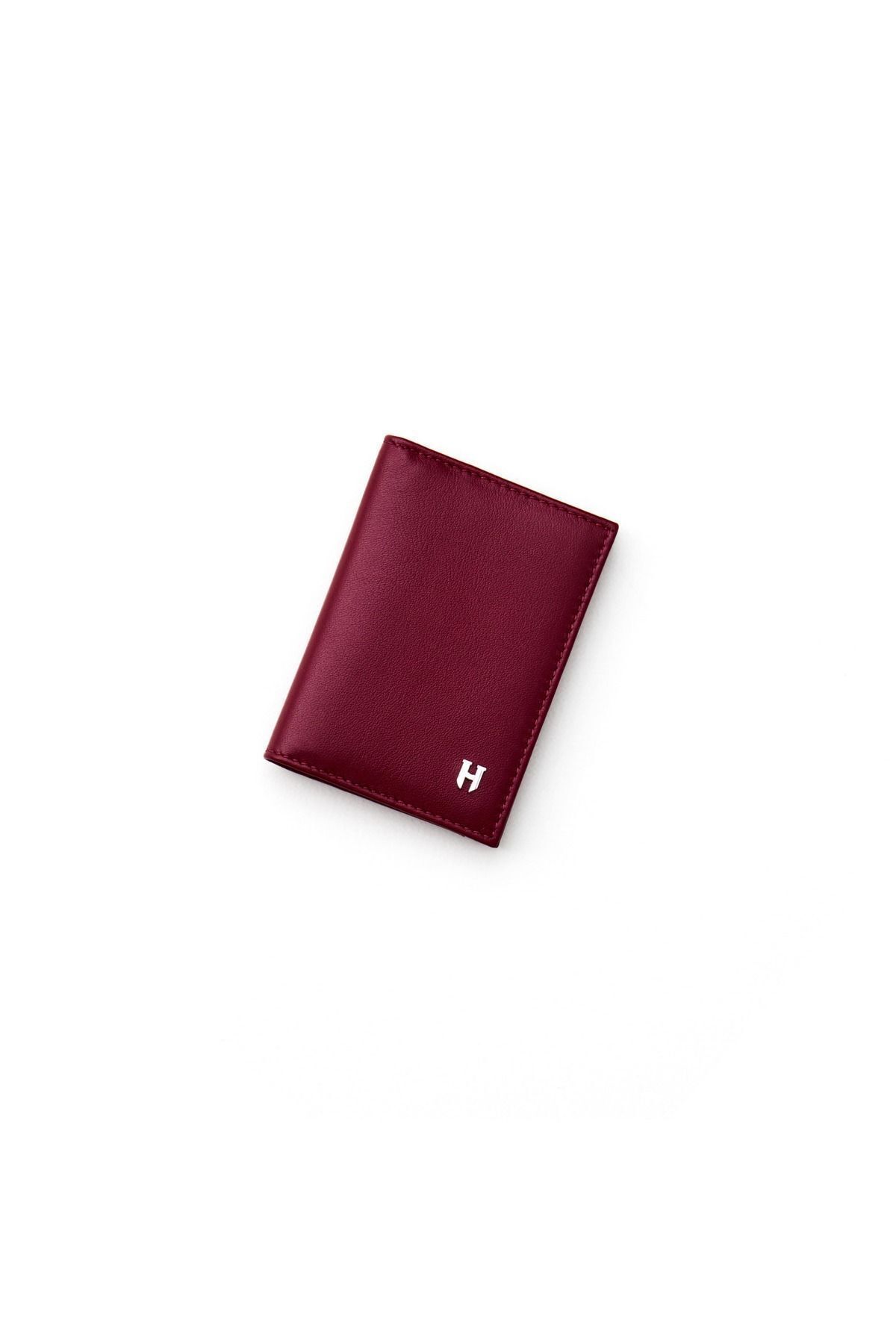 کیف پول مردانه TOWNSEND مردانه'S BORDEAUX چرم ویژه طراحی چند نفره RFID نگهدارنده کارت محافظت شده HELMBROOK
