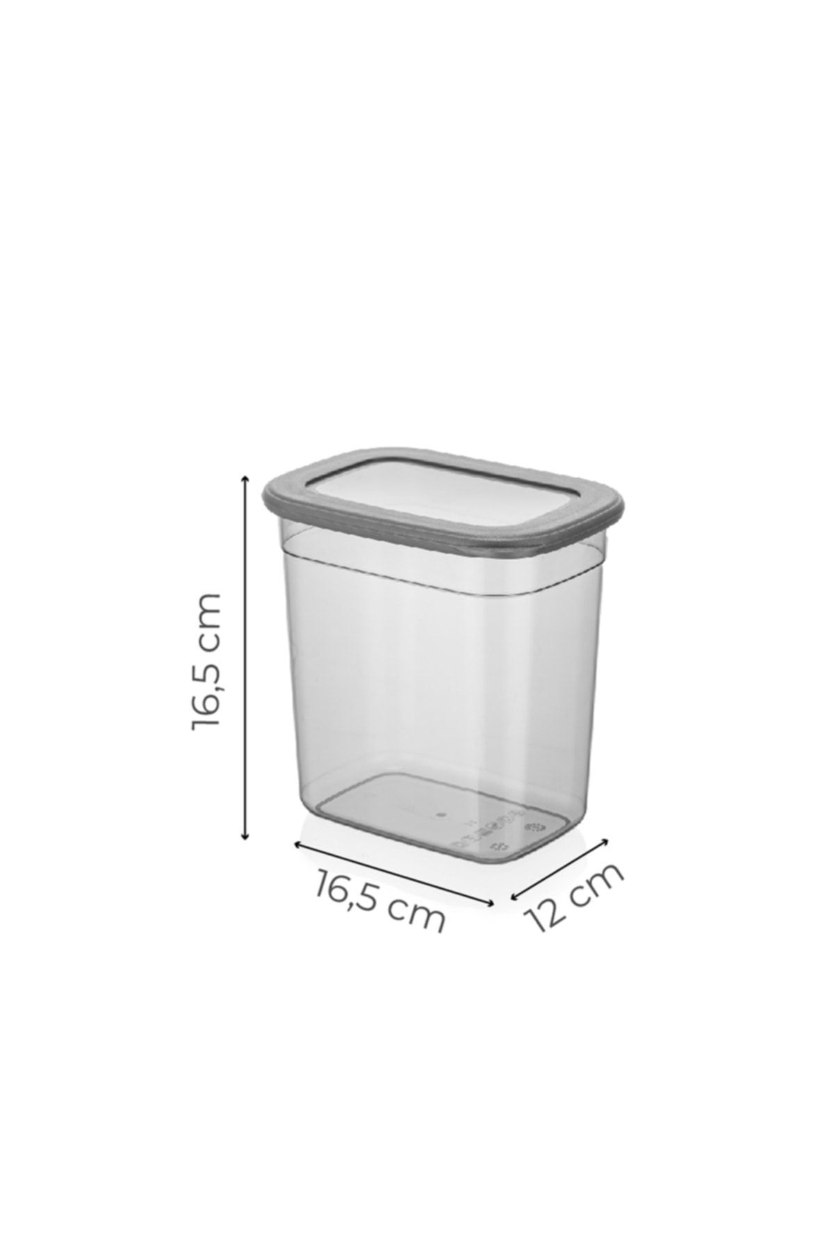 Vienev-Set of 9 Long Rectangular Storage Container with Poly Transparent Lid 2 Liters 3
