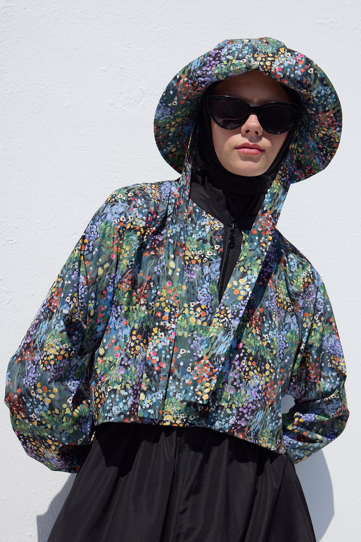 Manuka-Tiny Flower Tied Bucket Hat 3