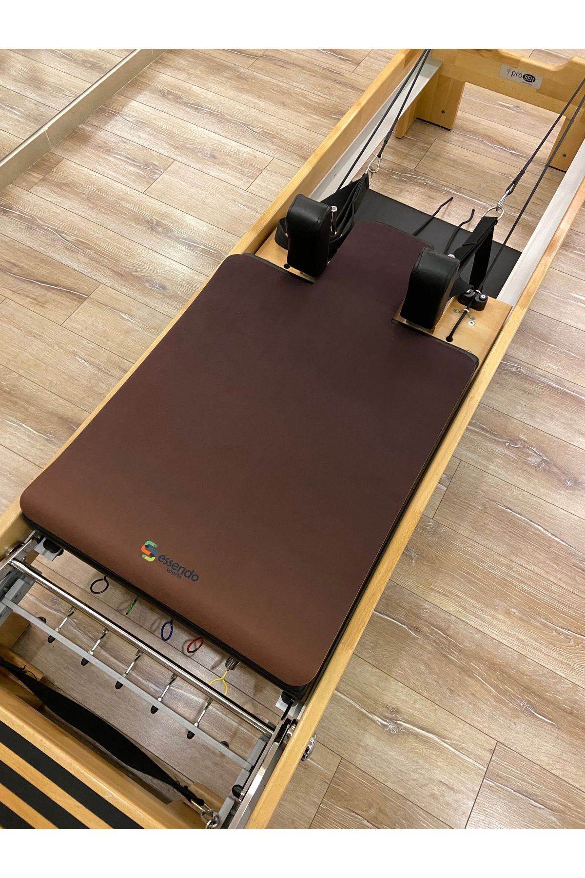 KAHVERENGİ  PİLATES REFORMER MAT ( PİLATES MATI )
