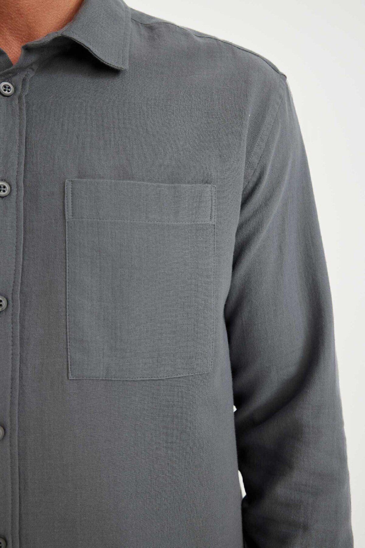 پیراهن مردانه دفاکتو | D2619AX24AU Defacto - Image 3