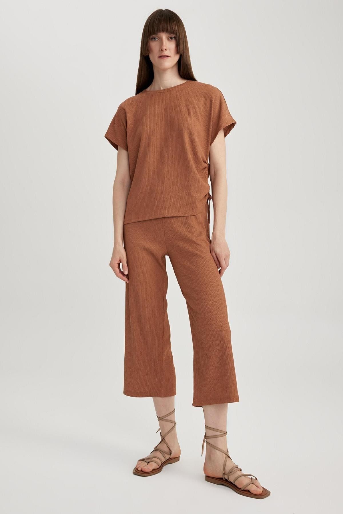 DeFacto-Штани міді Regular Fit Regular Fit 4