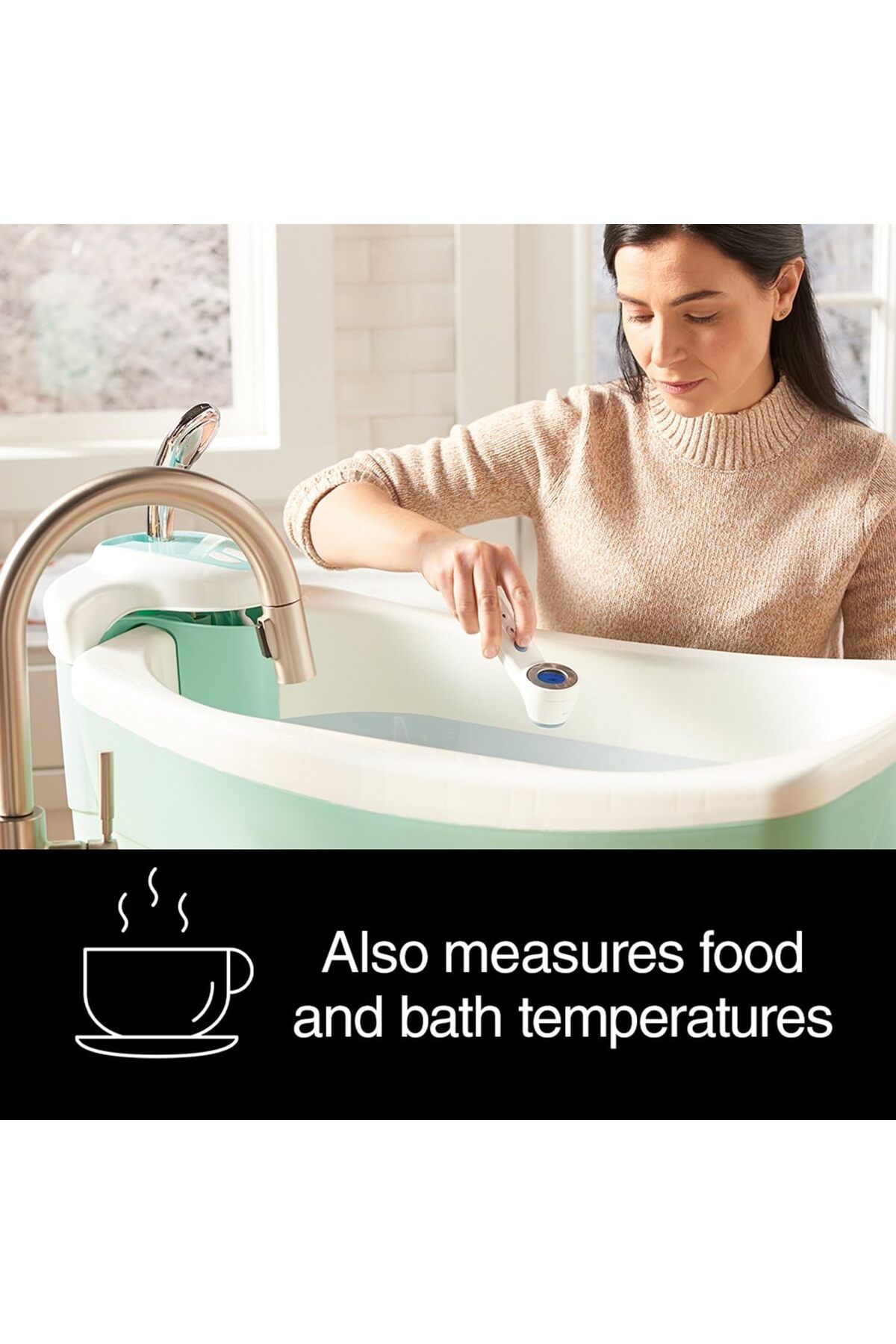 Braun-No Touch Thermometer Fast 2 second reading, Age precision, Back light, Silent mode - BNT400 4