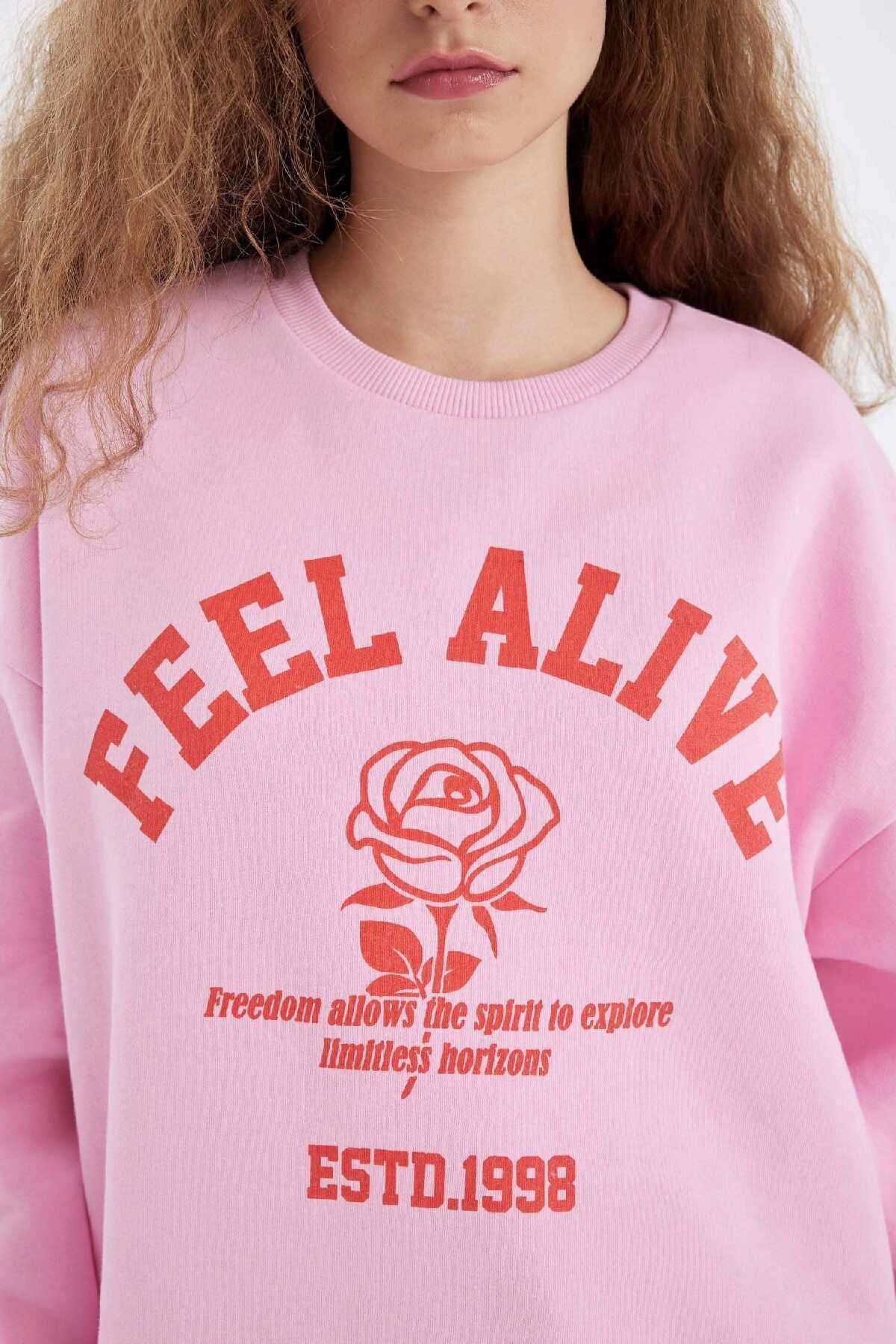 سویشرت زنانه دفاکتو | D4940AX24AU Defacto - Image 5