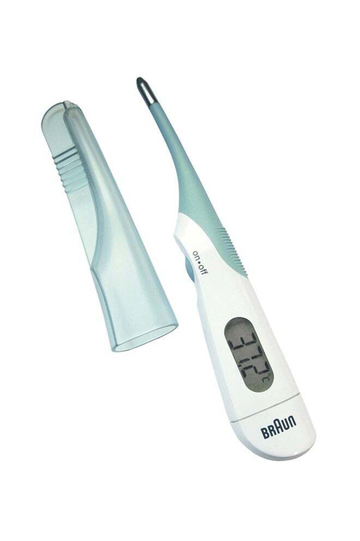 Braun-Digital Stick Thermometer Fast 10sec, Fever Alarm, Extra Gentle flexible tip, Memory - PRT1000 2