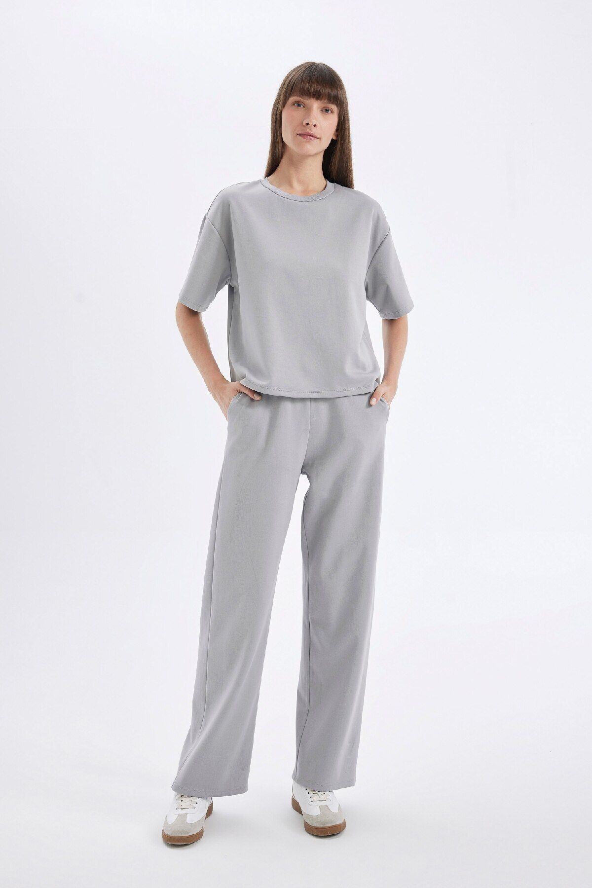 تی شرت زنانه دفاکتو | C7630AX24AU Defacto