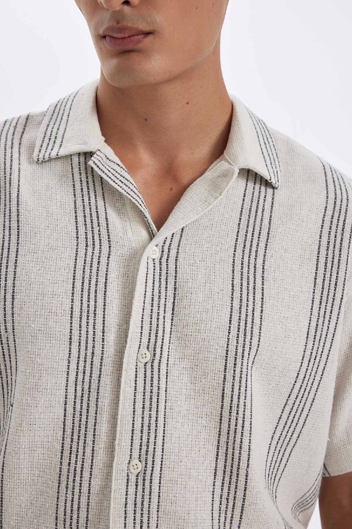 پیراهن مردانه دفاکتو | D1374AX24AU Defacto - Image 5