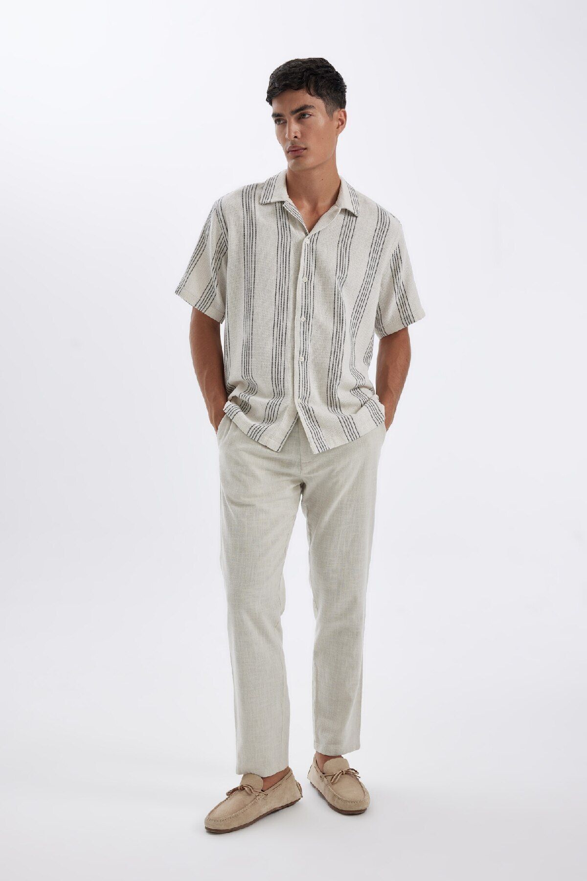 پیراهن مردانه دفاکتو | D1374AX24AU Defacto - Image 2