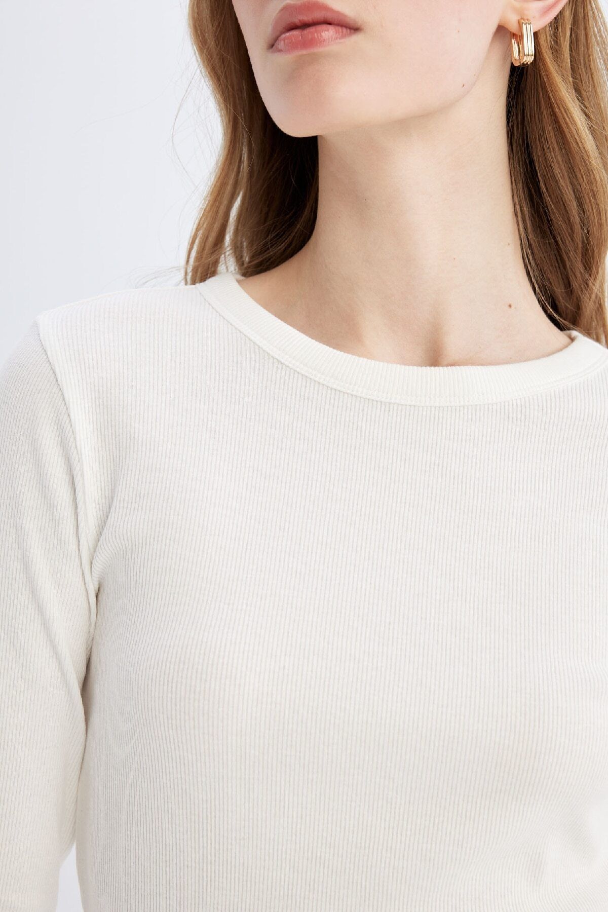 تی شرت زنانه دفاکتو | C7516AX24AU Defacto - Image 5