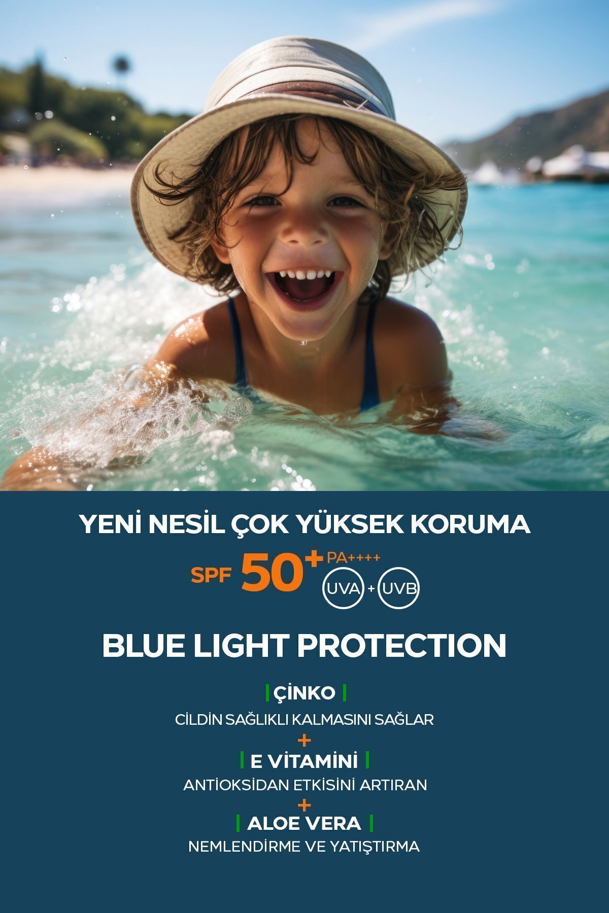 Mixup Mineral Filtreli Mavi Işık Korumalı Spf 50 Çocuk Güneş Koruyucu Stick Uva/uvb Aloe Vera 35 gr fotoğrafı 4 (önizleme)