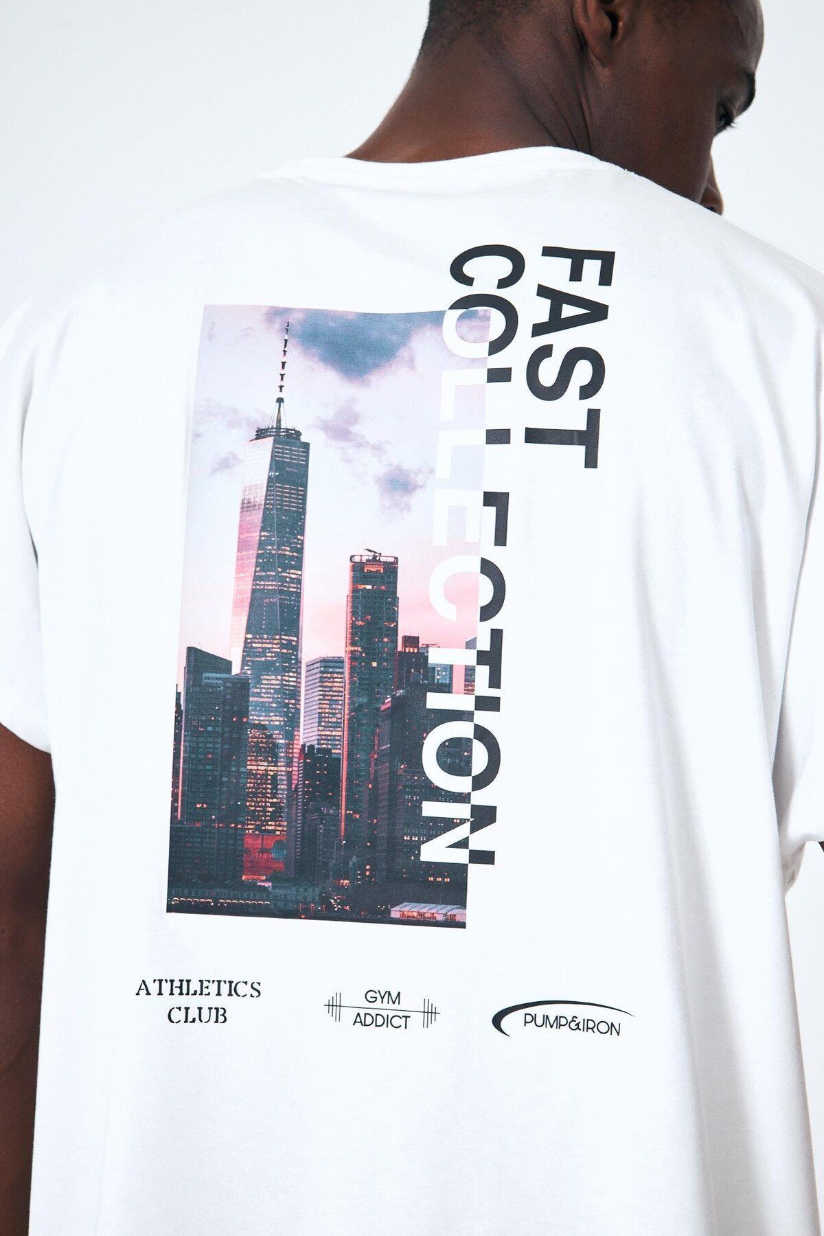 FAST EFFECT WEAR-Tricou City Oversize - Imprimat digital pe spate 5