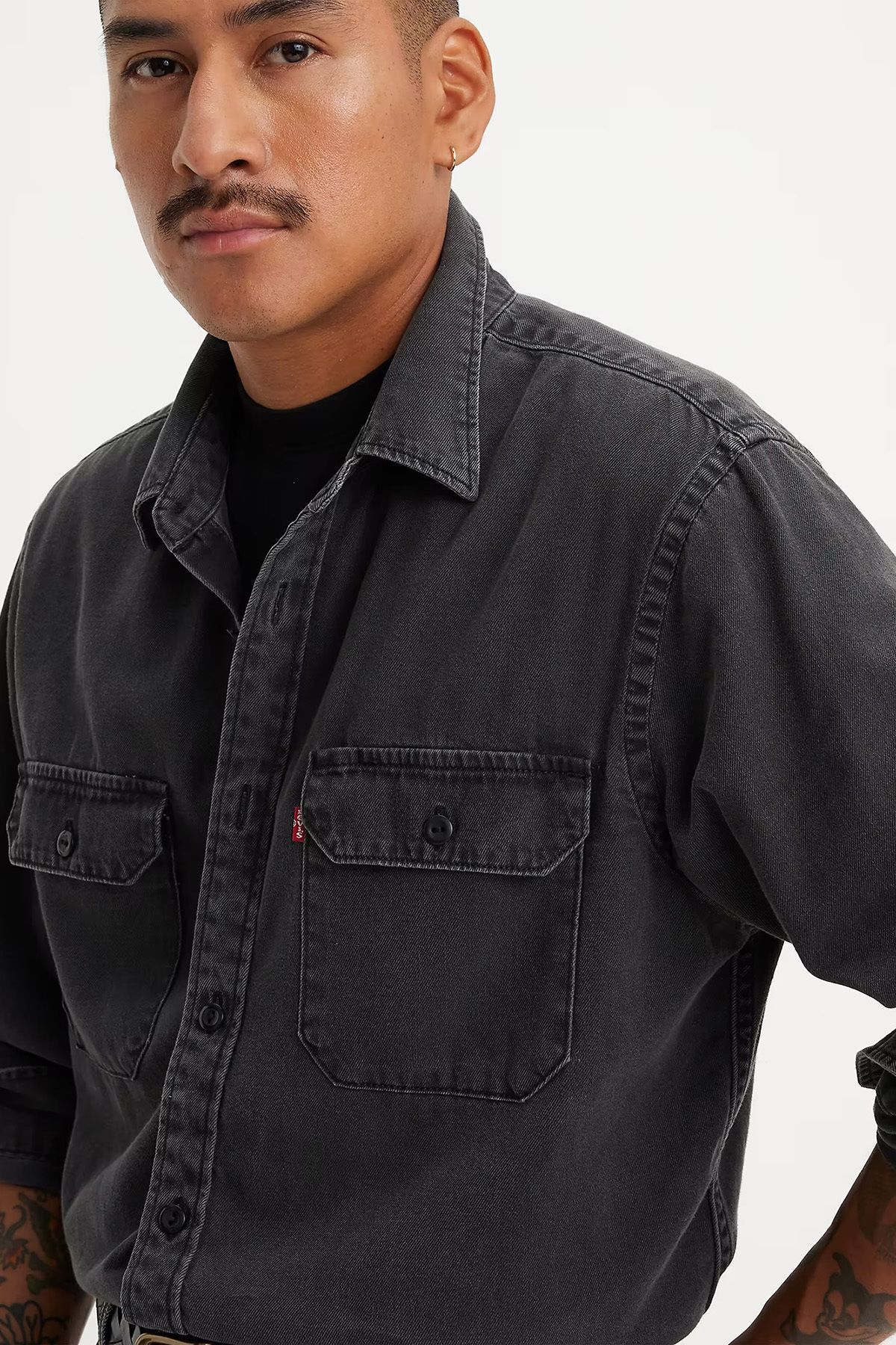 پیراهن لیوایز مردانه پنبه ای قرمز  راسته Relaxed/ریلکس    بیسیک کژوال/روزمره | Levi's 19573-0216 TR - تصویر 3