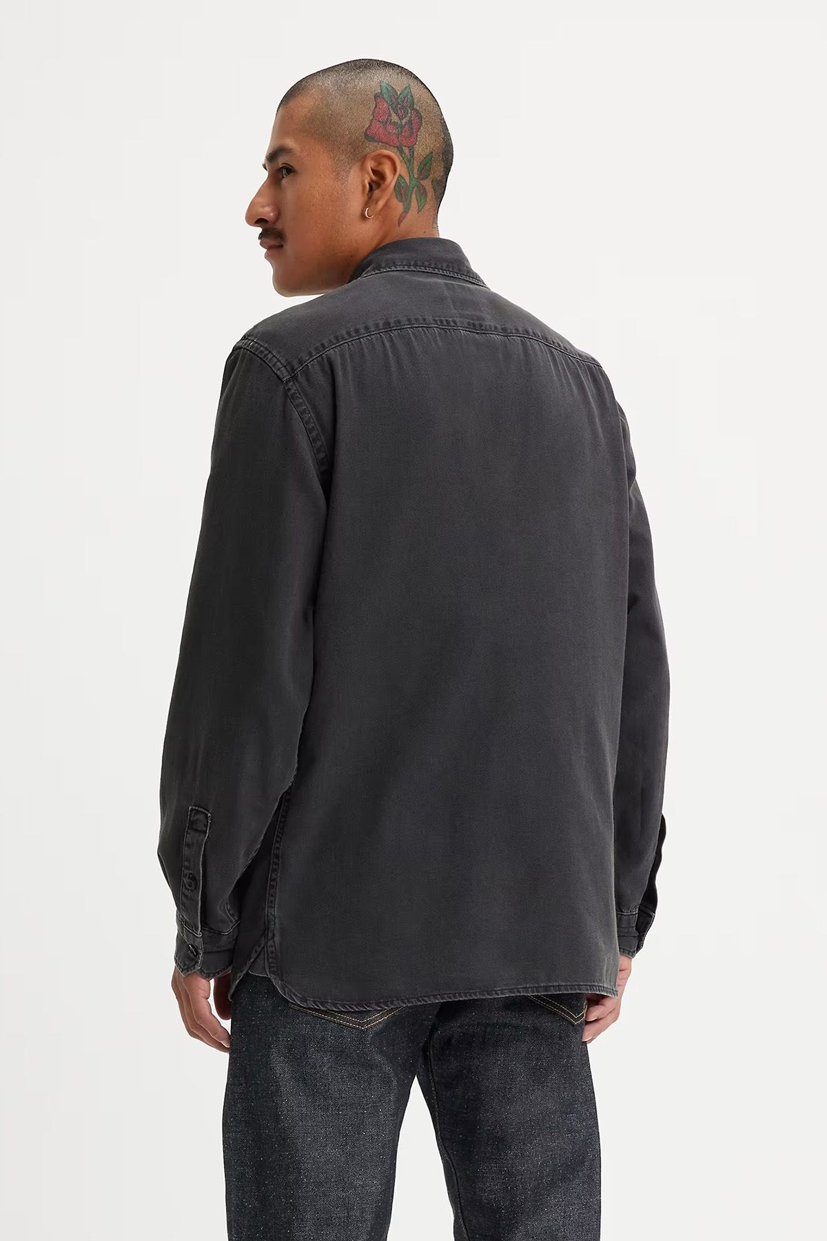 پیراهن لیوایز مردانه پنبه ای قرمز  راسته Relaxed/ریلکس    بیسیک کژوال/روزمره | Levi's 19573-0216 TR - تصویر 4