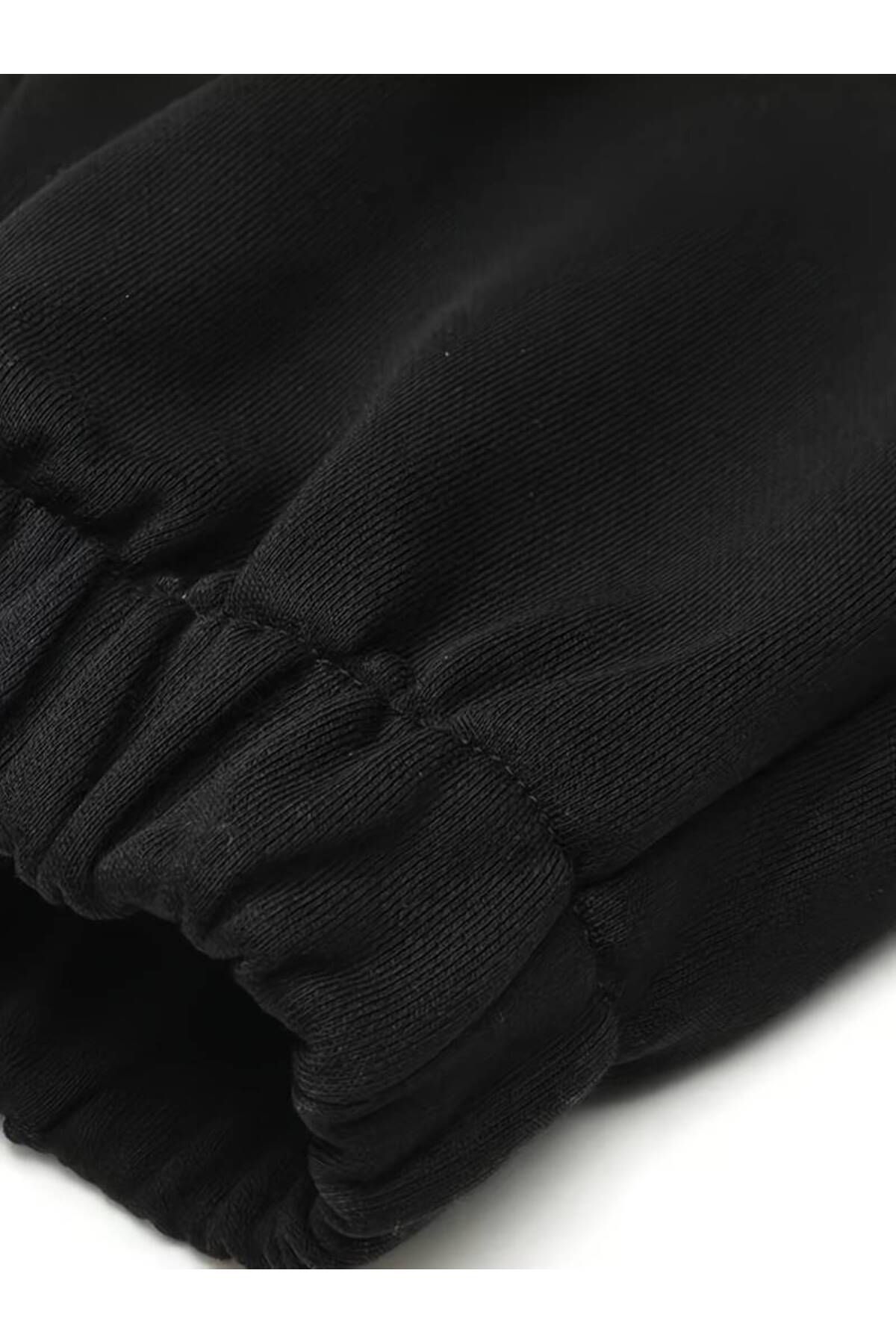 AMMA-Pantaloni de trening unisex imprimați Don't Panic - Picior elastic 4