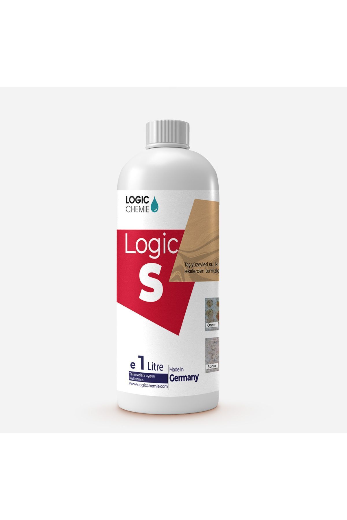 LOGIC CHEMIE S 500ml İç/Dış Mekan,Taş,Granit, Mutfak,Teras,Banyo,Balkon,Seramik Yüzey Temizleyici Koruyucu