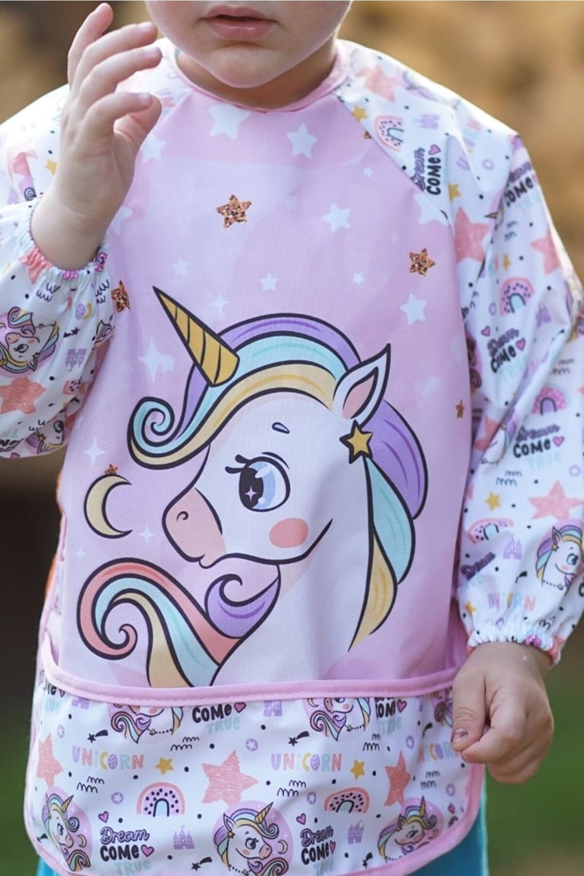 dubi baby Unico Desen Kollu Bebek Mama Önlüğü 6-24 Ay fotoğrafı 2 (önizleme)