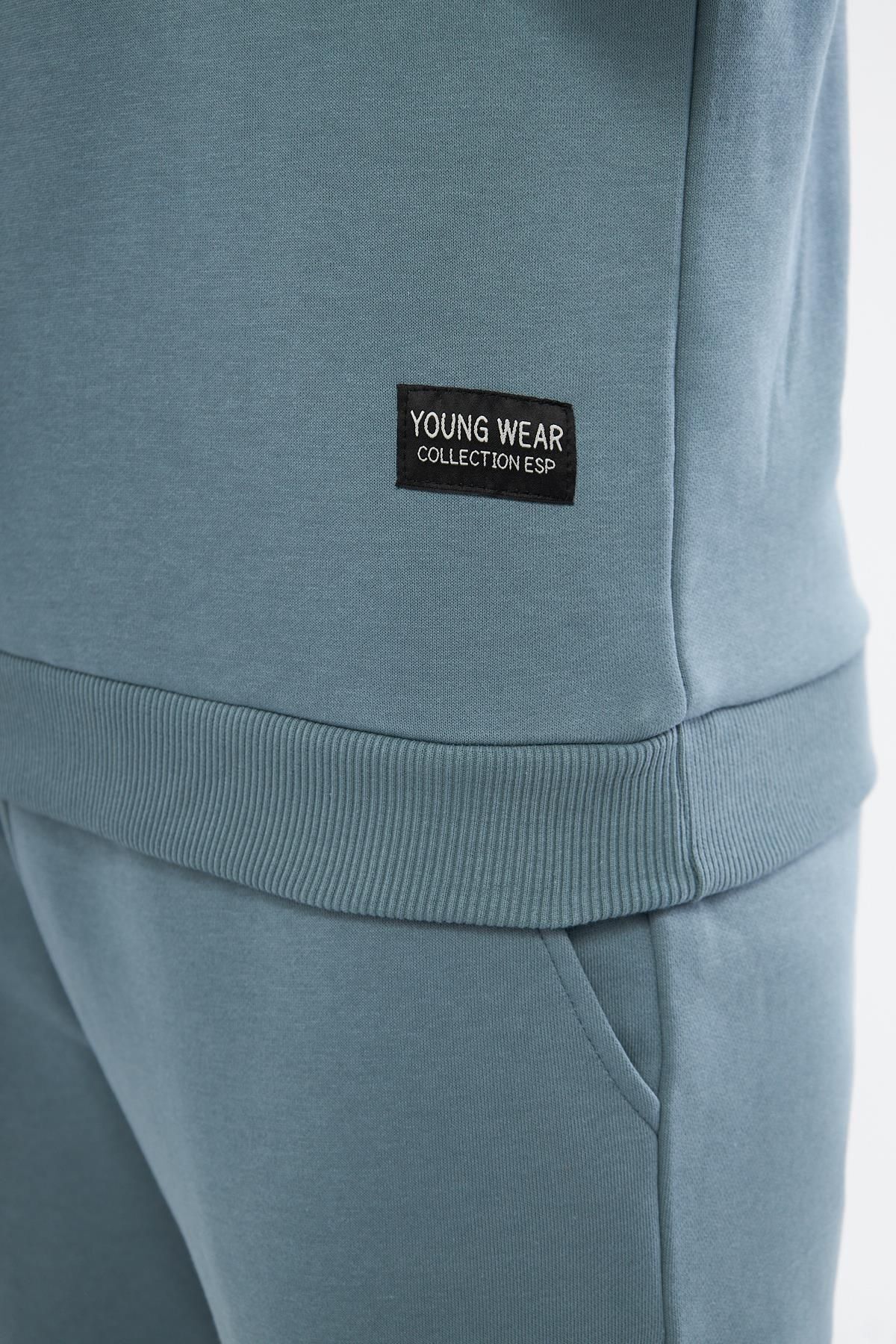 شلوار گرمکن مردانه آبی ESPİNA | ESP-E00111 اورجینال - تصویر 7